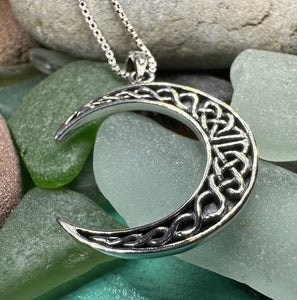 Celtic Knot Moon Necklace