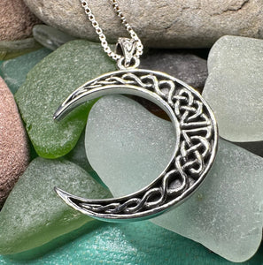 Celtic Knot Moon Necklace