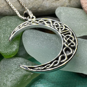 Celtic Knot Moon Necklace