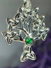 Load image into Gallery viewer, Emerald Isle Tree of Life Necklace
