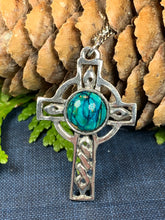 Load image into Gallery viewer, Heathergems Celtic Cross Necklace
