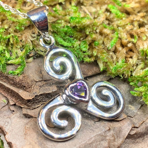 Celtic Spiral Love Necklace