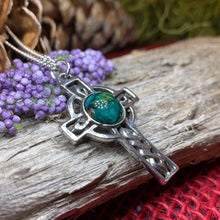 Load image into Gallery viewer, Heathergems Celtic Cross Necklace
