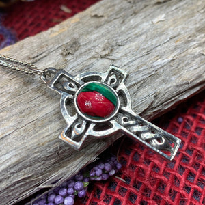 Heathergems Celtic Cross Necklace