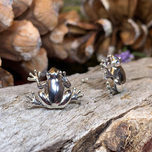 Frog Earrings, Tree Frog Earrings, Animal Jewelry, Nature Jewelry, Mom Gift, Sister Gift, Girlfriend Gift, Teacher Gift, Aunt Gift