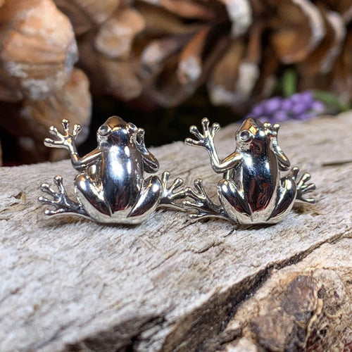 Frog Earrings, Tree Frog Earrings, Animal Jewelry, Nature Jewelry, Mom Gift, Sister Gift, Girlfriend Gift, Teacher Gift, Aunt Gift