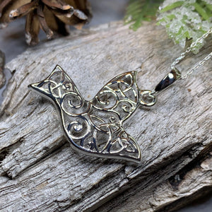 Trinity Knot Dove of Peace Necklace