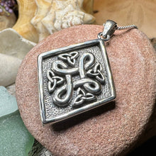 Load image into Gallery viewer, Celtic Quaternary Knot Necklace
