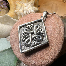 Load image into Gallery viewer, Celtic Quaternary Knot Necklace
