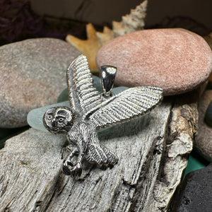 Midnight Flight Owl Necklace