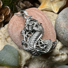 Load image into Gallery viewer, Aevnass Dragon Moon Necklace
