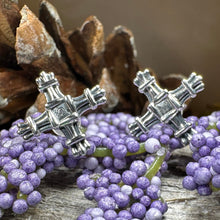 Load image into Gallery viewer, Saint Brigid&#39;s Cross Post Earrings
