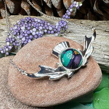 Load image into Gallery viewer, Heathergems Scotland Thistle Necklace
