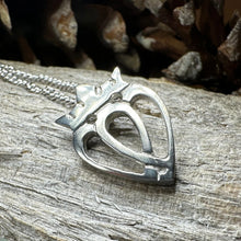 Load image into Gallery viewer, Two Hearts Luckenbooth Necklace
