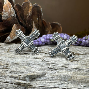 Saint Brigid's Cross Post Earrings