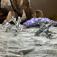 Load image into Gallery viewer, Saint Brigid&#39;s Cross Post Earrings
