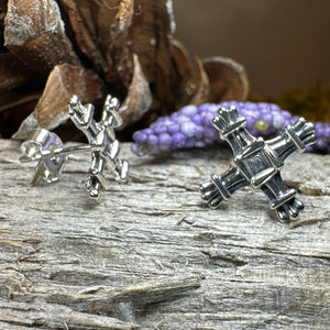 Saint Brigid's Cross Post Earrings