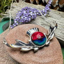 Load image into Gallery viewer, Heathergems Scotland Thistle Necklace
