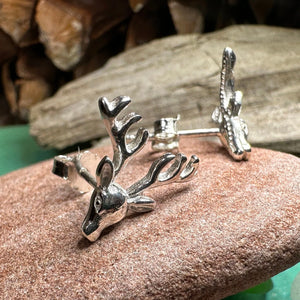 Stag Stud Earrings