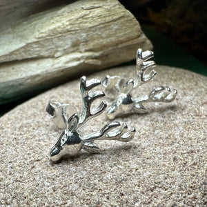 Stag Stud Earrings