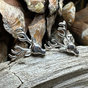 Stag Stud Earrings