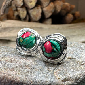 Celtic Heathergems Post Earrings