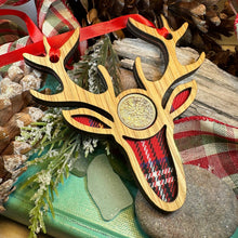 Load image into Gallery viewer, Tartan Stag Ornament
