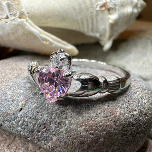 Pink Claddagh Ring