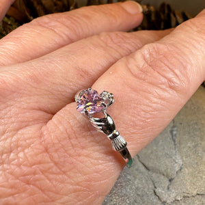 Pink Claddagh Ring