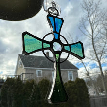 Load image into Gallery viewer, Celtic Cross Stained Glass Gift
