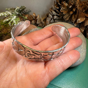 Celtic Knot Pewter Bracelet, Celtic Jewelry, Bangle Bracelet, Scotland Jewelry, Ireland Jewelry, Wife Gift, Girlfriend Gift, Viking Jewelry