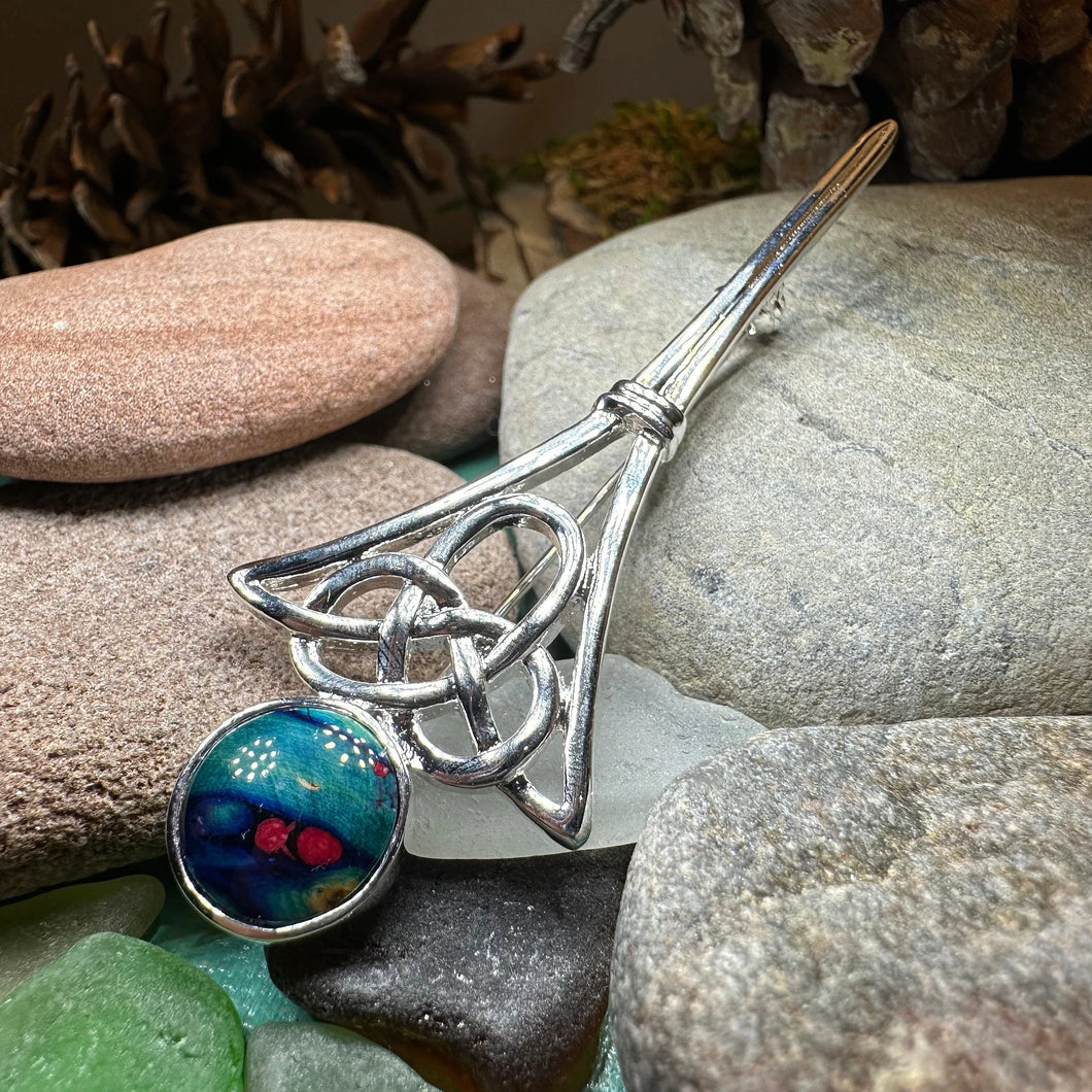 Heathergems Celtic Kilt Pin