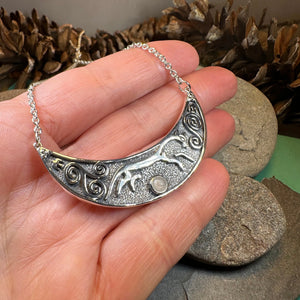 Epona Celtic Horse Moonstone Necklace