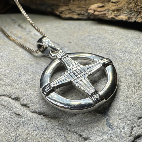 Saint Brigid's Cross, Celtic Cross Pendant, Religious Jewelry, Irish Jewelry, Bridal Jewelry, Anniversary Gift, St. Bridget's Cross Jewelry