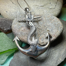 Load image into Gallery viewer, Mermaid Anchor Necklace
