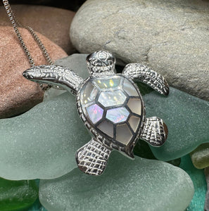 Abalone Turtle Necklace