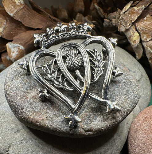 Luckenbooth Brooch, Scotland Jewelry, Bridal Pin, Mom Gift, Friendship Gift, Sister, Girlfriend Gift, Anniversary Gift, Scottish Bride Pin