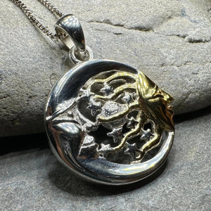 Golden Universe Sun & Moon Necklace