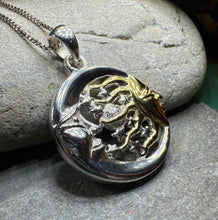 Load image into Gallery viewer, Golden Universe Sun &amp; Moon Necklace
