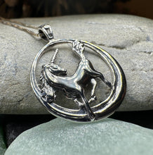 Load image into Gallery viewer, Unicorn Necklace, Scotland Jewelry, Fantasy Necklace, Gift for Her, Mythical Creature, Graduation Gift, Anniversary Gift, Scottish Gift
