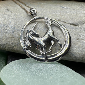 Unicorn Necklace, Scotland Jewelry, Fantasy Necklace, Gift for Her, Mythical Creature, Graduation Gift, Anniversary Gift, Scottish Gift