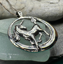 Load image into Gallery viewer, Unicorn Necklace, Scotland Jewelry, Fantasy Necklace, Gift for Her, Mythical Creature, Graduation Gift, Anniversary Gift, Scottish Gift
