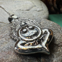 Load image into Gallery viewer, Goddess Necklace, Mother Earth Pendant, Fertility Jewelry, Pregnancy Gift, Pagan Jewelry, Gaia Necklace, Danu Pendant, Mom Gift, Wife Gift
