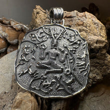 Load image into Gallery viewer, Cernunnos Necklace, Horned God Pendant, Celtic Jewelry, Forest Lover Gift, Pagan Druid Jewelry, Nature Gift, Irish Jewelry, Cernunn, Herne
