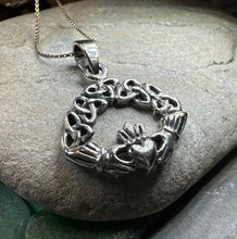 Load image into Gallery viewer, Claddagh Trinity Knot Necklace
