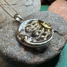 Load image into Gallery viewer, Golden Universe Sun &amp; Moon Necklace
