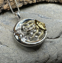 Load image into Gallery viewer, Golden Universe Sun &amp; Moon Necklace
