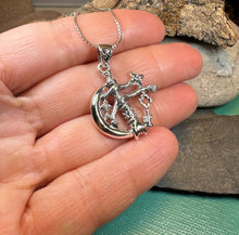 Load image into Gallery viewer, Cimaruta Pendant, Italian Jewelry, Wiccan Jewelry, Celtic Pagan Pendant, Witch Gift, Protection Charm, Evil Eye Amulet, Stregheria Jewelry
