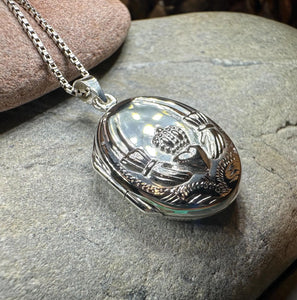 Claddagh Locket Necklace