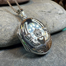 Load image into Gallery viewer, Claddagh Locket Necklace
